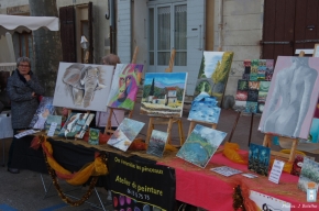 marche de noel 2016-expo tableaux